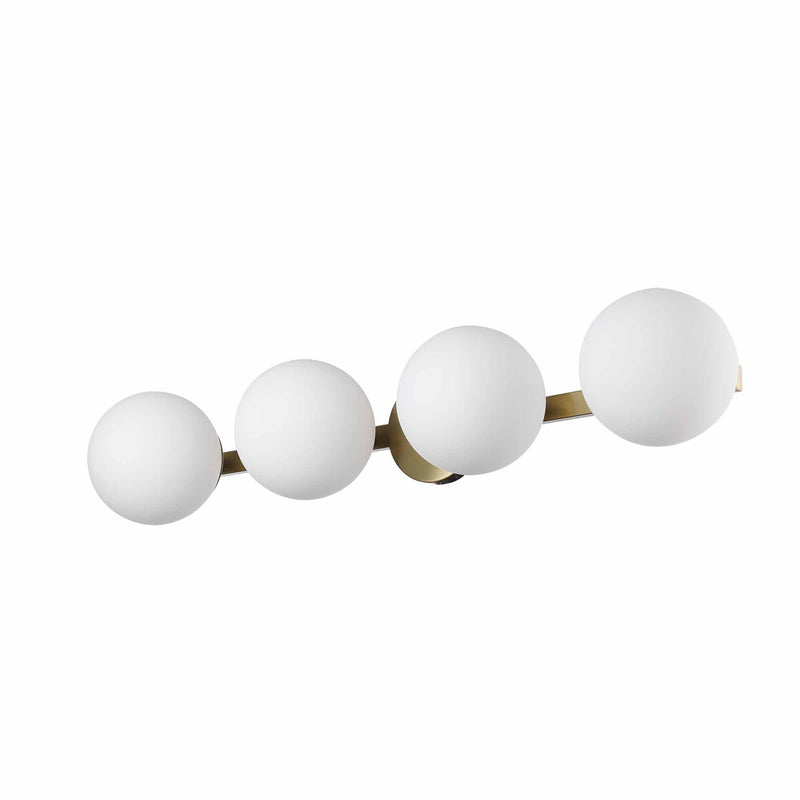Terra 4-Light 31" Vanity Light in Antique Gold