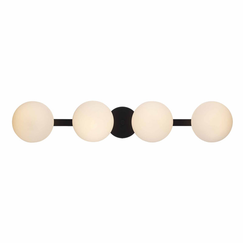 Terra 4-Light 31" Vanity Light in Black