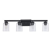 Canyon 4-Light 34" Vanity Light in Black
