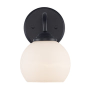 Sparkline 1-Light 9" Bath Sconce in Black