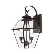 Westover 2-Light Medium Outdoor Wall Lantern in Bronze
