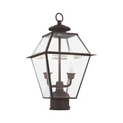 Westover 2-Light Medium Outdoor Post Light in Bronze