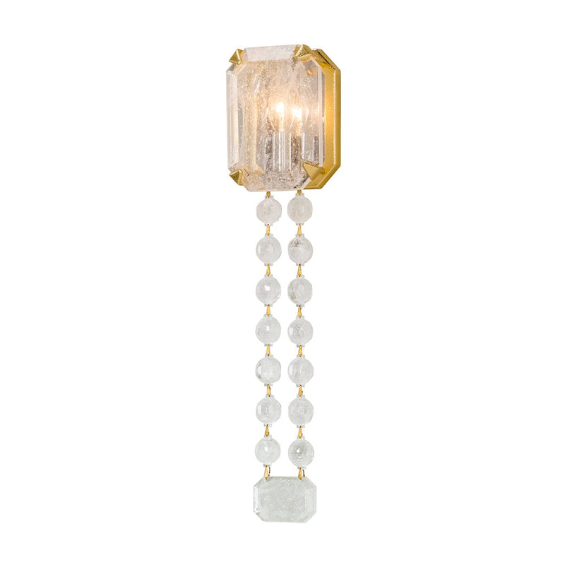 Alibi Wall Sconce in Gold Leaf