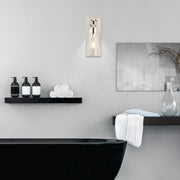 Wentworth 1 Light 4.5" Wall Sconce in Polished Nickel in a room setting
