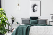 Wentworth 1 Light 11.5" Pendant in Polished Nickel in a room setting