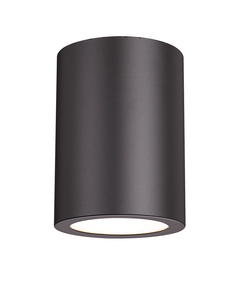 Harley 1 Light 5" Flush Mount in Bronze