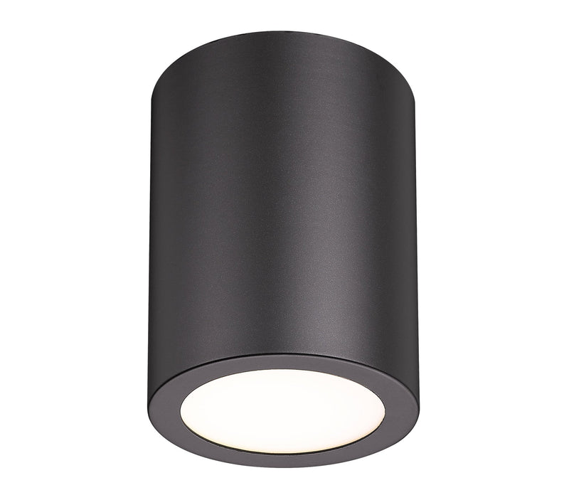 Harley 1 Light 5" Flush Mount in Bronze
