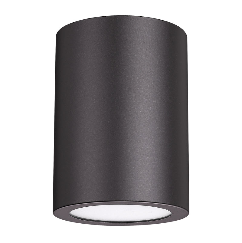 Harley 1 Light 5" Flush Mount in Bronze