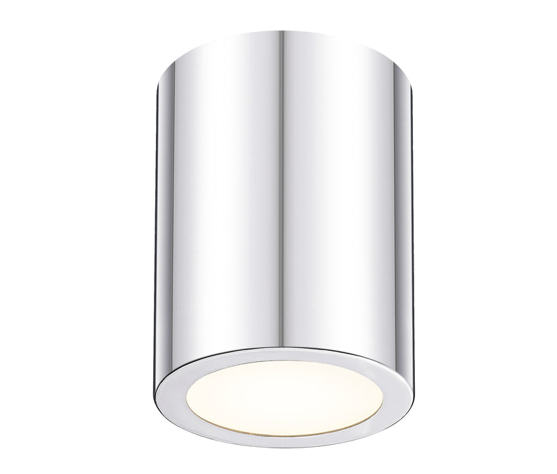 Harley 1 Light 5" Flush Mount in Chrome