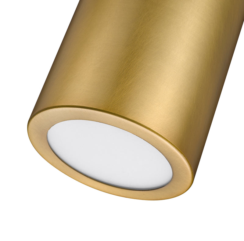 Harley 1 Light 5" Flush Mount in Rubbed Brass