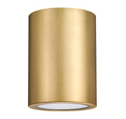 Harley 1 Light 5" Flush Mount in Rubbed Brass