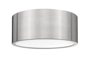 Harley 2 Light 12" Flush Mount in Brushed Nickel
