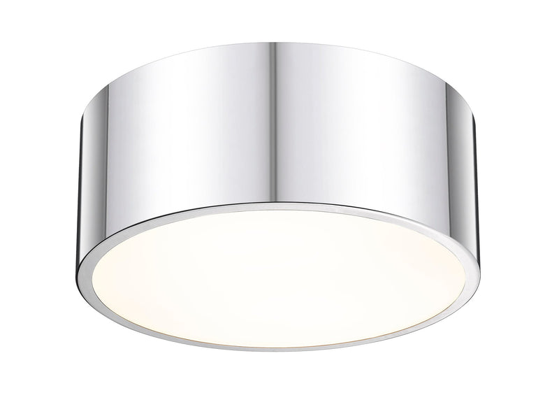 Harley 2 Light 12" Flush Mount in Chrome