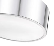 Harley 2 Light 12" Flush Mount in Chrome