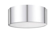 Harley 2 Light 12" Flush Mount in Chrome