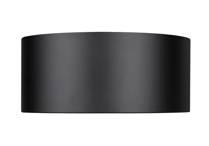 Harley 2 Light 12" Flush Mount in Matte Black