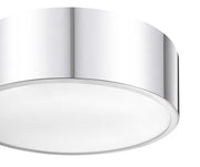 Harley 3 Light 16" Flush Mount in Chrome