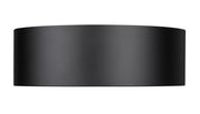 Harley 3 Light 16" Flush Mount in Matte Black