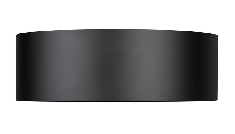 Harley 3 Light 16" Flush Mount in Matte Black