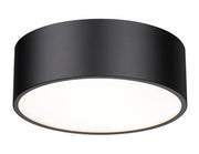 Harley 3 Light 16" Flush Mount in Matte Black