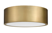 Harley 3 Light 16" Flush Mount in Rubbed Brass