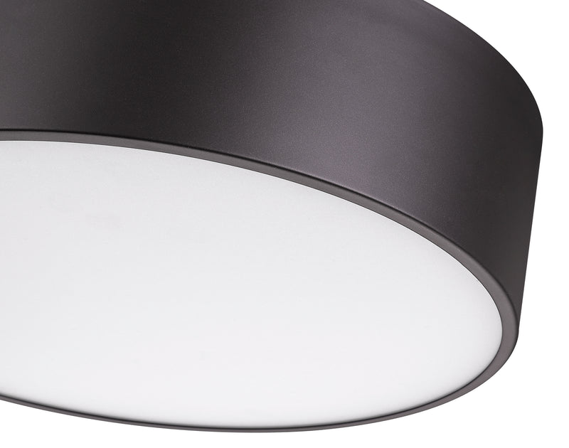 Harley 4 Light 20" Flush Mount in Bronze