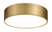 Harley 4 Light 20" Flush Mount in Rubbed Brass
