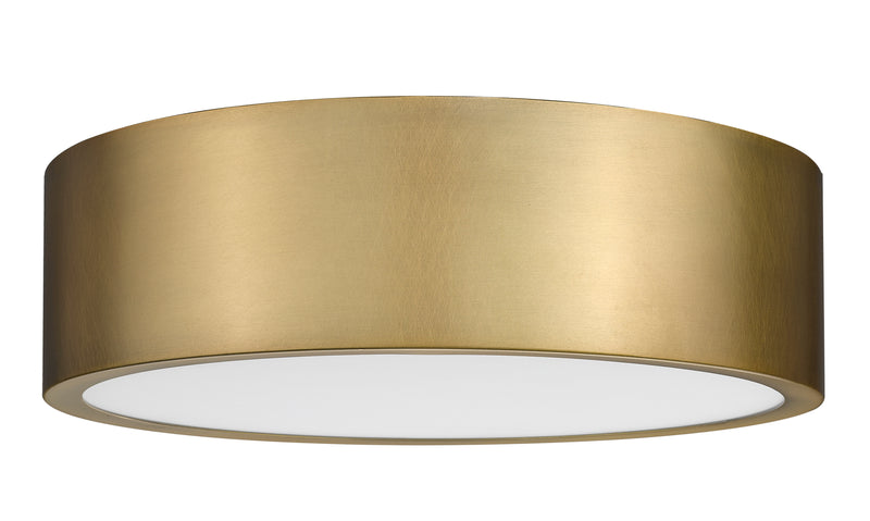 Harley 4 Light 20" Flush Mount in Rubbed Brass