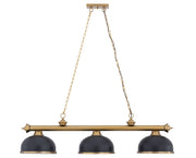 Cordon 3 Light 55.25" Billiard, Dome Shades