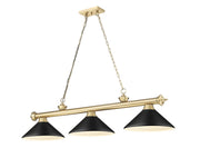 Cordon 3 Light 58" Billiard, Metal Shades (M)