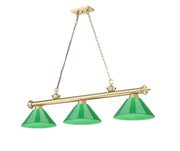 Cordon 3 Light 57.25" Billiard, Plastic Shades