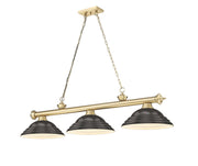 Cordon 3 Light 58" Billiard, Metal Shades (ST)