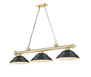 Cordon 3 Light 58" Billiard, Metal Shades (ST)