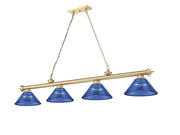 Cordon 4 Light 81.25" Billiard, Acrylic Shades