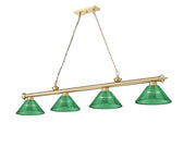 Cordon 4 Light 81.25" Billiard, Acrylic Shades