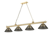 Cordon 4 Light 81.25" Billiard, Acrylic Shades