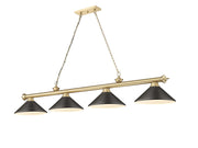 Cordon 4 Light 81.75" Billiard, Metal Shades (M)