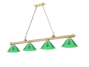 Cordon 4 Light 81.25" Billiard, Plastic Shades