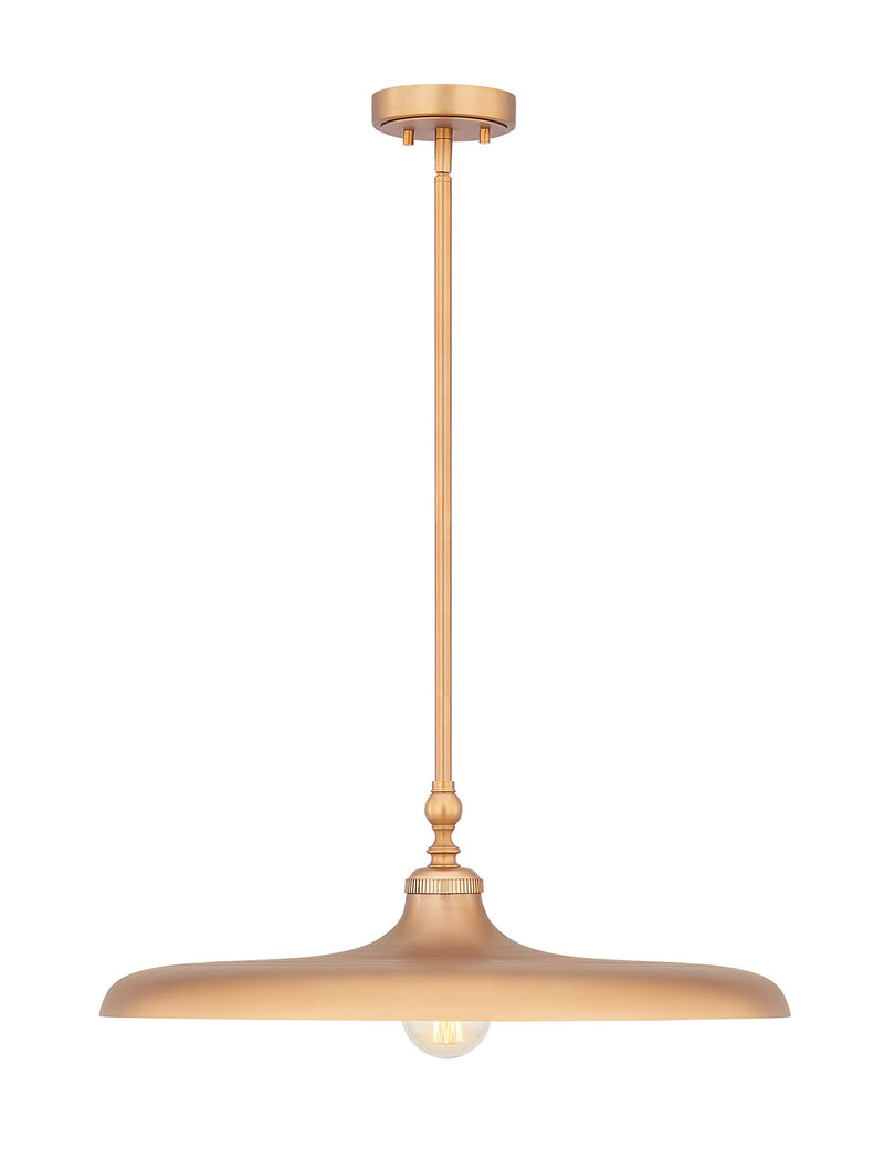Camden 24" Pendant in Rubbed Brass