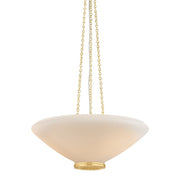 Awosting 3-Light 22" Pendant in Aged Brass