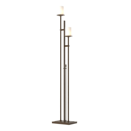 Rook Twin 2-Light 65.8" Floor Lamp in Bronze
