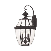 Monterey 3-Light Large Outdoor Wall Lantern in Bronze