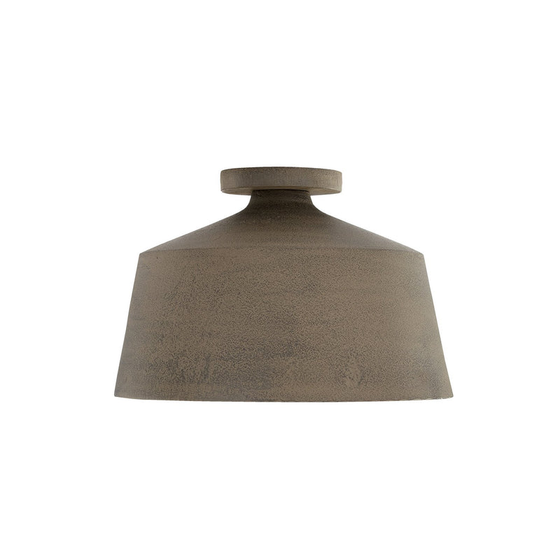Quarry Semi-Flush Mount in Clay