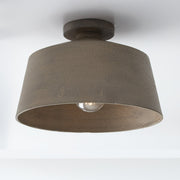 Quarry Semi-Flush Mount in Clay