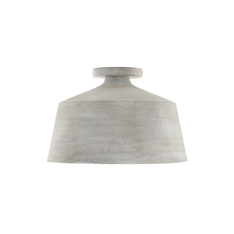 Quarry Semi-Flush Mount in Stucco