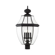 Monterey 4-Light Extra Large Outdoor Post Light in Black