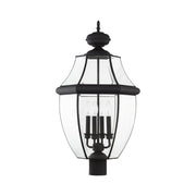 Monterey 4-Light Extra Large Outdoor Post Light in Black