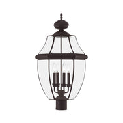 Monterey 4-Light Extra Large Outdoor Post Light in Bronze