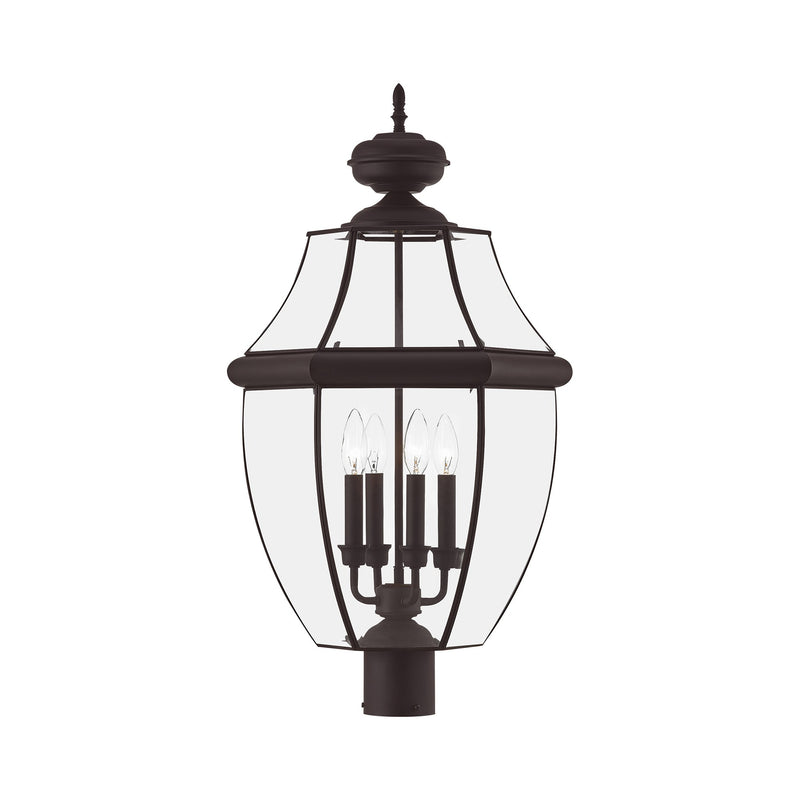 Monterey 4-Light Extra Large Outdoor Post Light in Bronze
