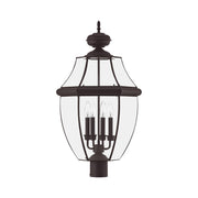 Monterey 4-Light Extra Large Outdoor Post Light in Bronze